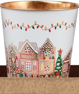 1277 POT ENSEMBLE NOEL VILLE S/4